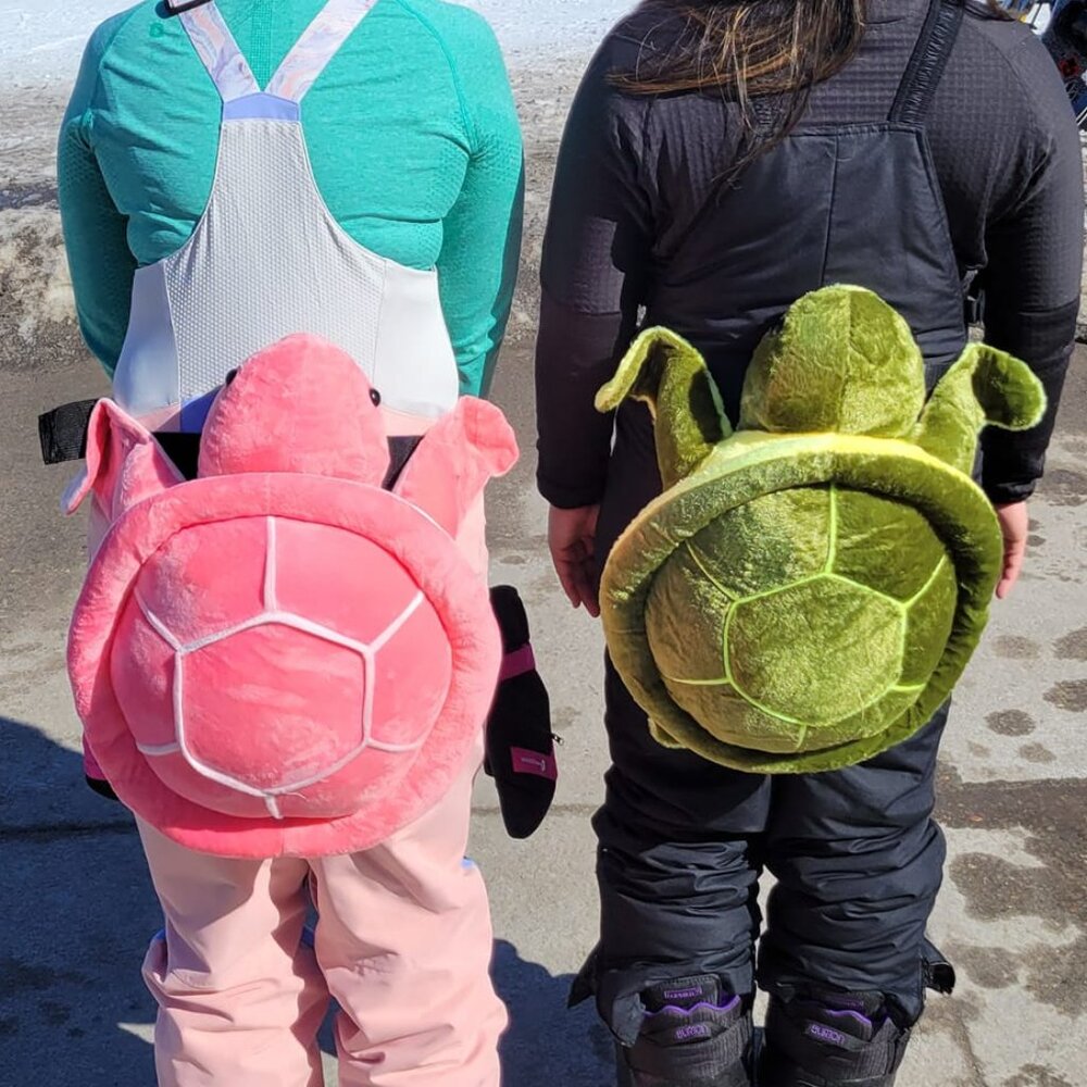 Snowboarding Butt Turtles